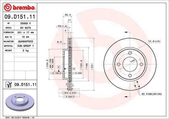 AP 25665 V - Discofreno www.autoricambit.com