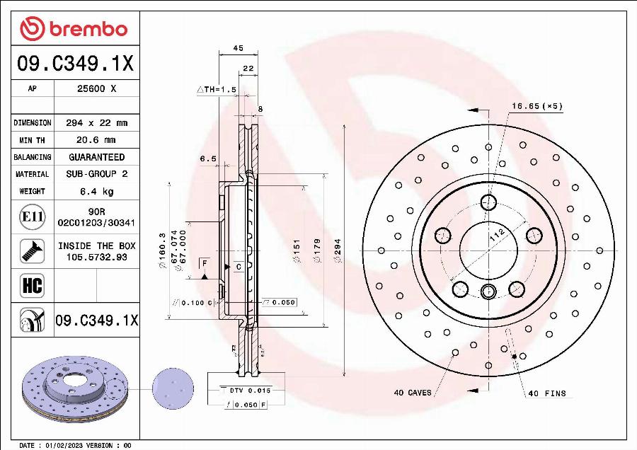 AP 25600 X - Discofreno www.autoricambit.com