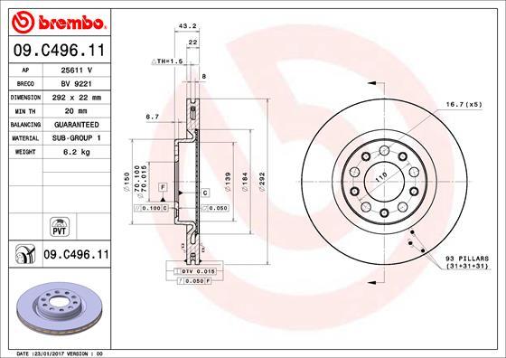 AP 25611 V - Discofreno www.autoricambit.com