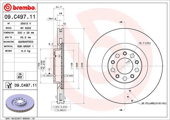 AP 25612 V - Discofreno www.autoricambit.com