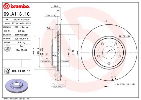 AP 25020 V - Discofreno www.autoricambit.com