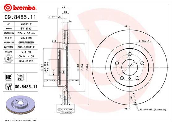 AP 25134 V - Discofreno www.autoricambit.com