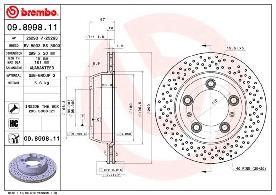 AP 25293 V - Discofreno www.autoricambit.com