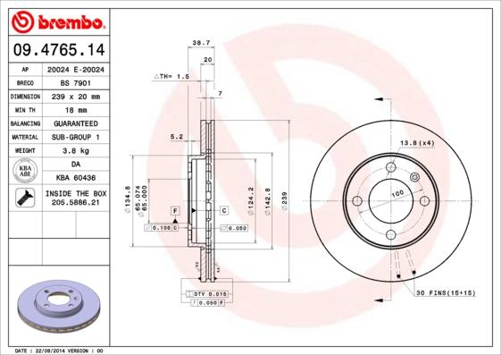 AP 20024 E - Discofreno www.autoricambit.com