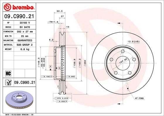 AP 20193 V - Discofreno www.autoricambit.com