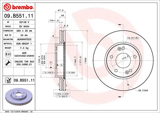 AP 20148 V - Discofreno www.autoricambit.com