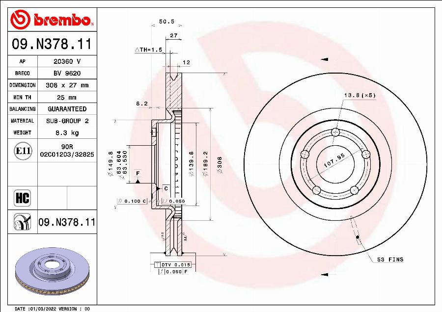 AP 20360 V - Discofreno www.autoricambit.com