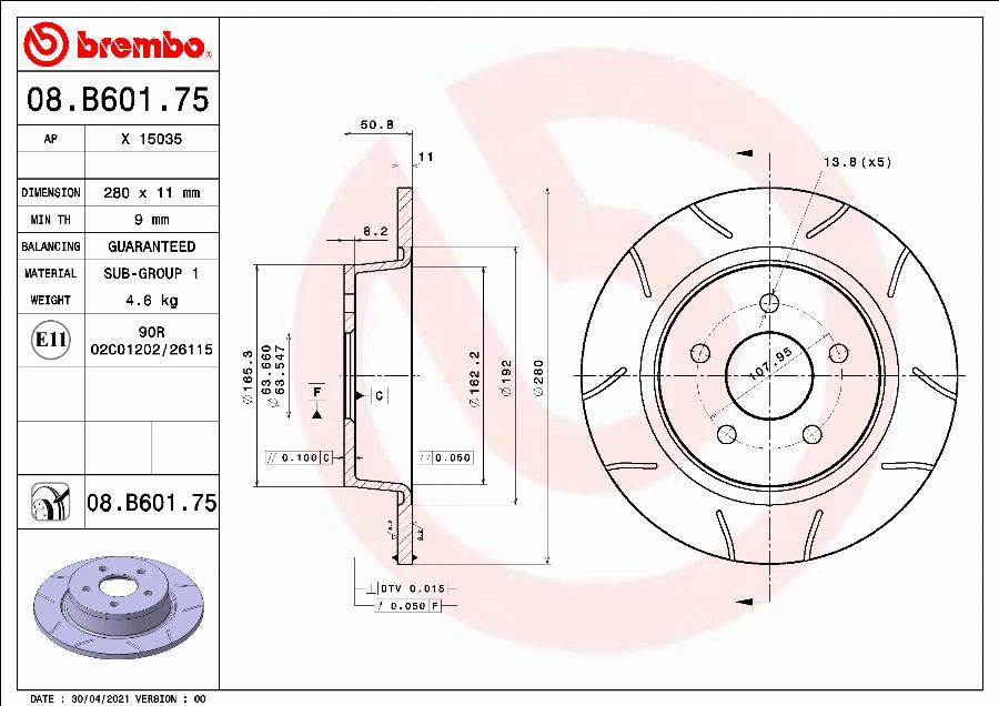 AP X 15035 - Discofreno www.autoricambit.com