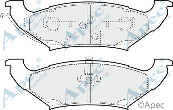 BENDIX D715 - Kit pastiglie freno, Freno a disco www.autoricambit.com