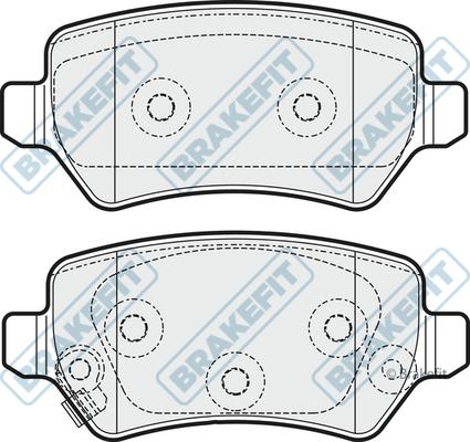 BOSCH BP1805 - Kit pastiglie freno, Freno a disco www.autoricambit.com