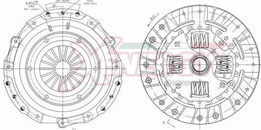 AP XENERGY VKFTA800162 - Kit frizione www.autoricambit.com