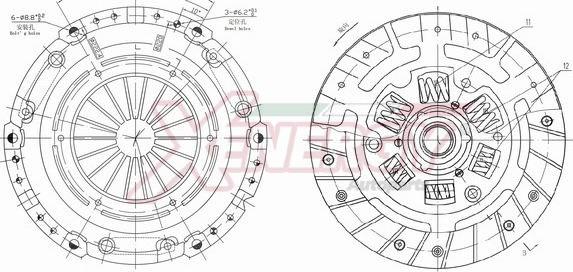 AP XENERGY VKFTB008827 - Kit frizione www.autoricambit.com