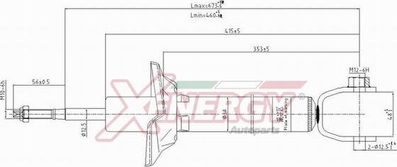 AP XENERGY X952341 - Ammortizzatore www.autoricambit.com