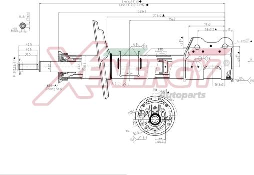 AP XENERGY X907145 - Ammortizzatore www.autoricambit.com