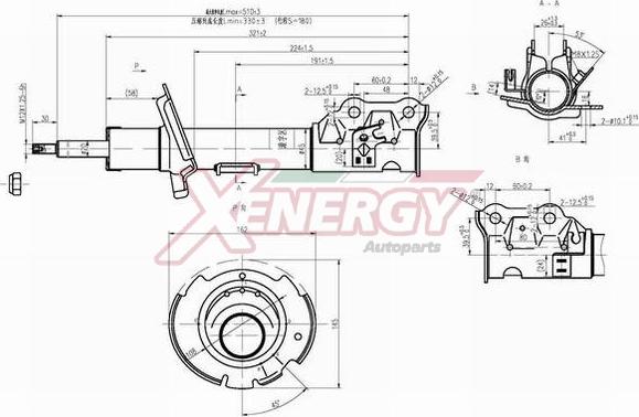 AP XENERGY X495333 - Ammortizzatore www.autoricambit.com