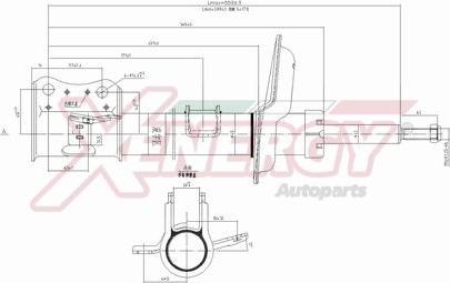 AP XENERGY X409333 - Ammortizzatore www.autoricambit.com