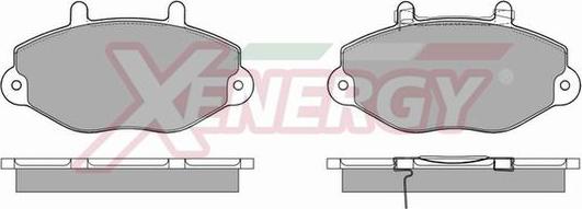 AP XENERGY X40418 - Kit pastiglie freno, Freno a disco www.autoricambit.com