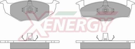 AP XENERGY X40588 - Kit pastiglie freno, Freno a disco www.autoricambit.com