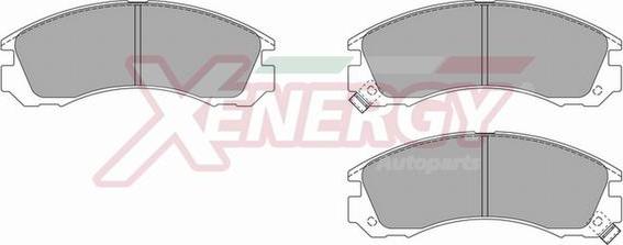 AP XENERGY X40530 - Kit pastiglie freno, Freno a disco www.autoricambit.com