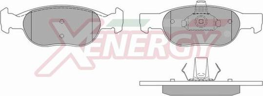 AP XENERGY X40572 - Kit pastiglie freno, Freno a disco www.autoricambit.com