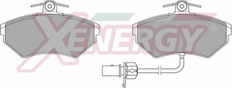 AP XENERGY X40644 - Kit pastiglie freno, Freno a disco www.autoricambit.com