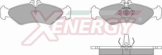 AP XENERGY X40627 - Kit pastiglie freno, Freno a disco www.autoricambit.com