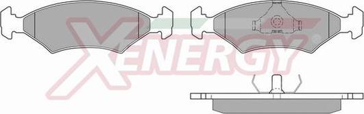 AP XENERGY X40101 - Kit pastiglie freno, Freno a disco www.autoricambit.com