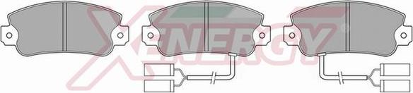 AP XENERGY X40184 - Kit pastiglie freno, Freno a disco www.autoricambit.com