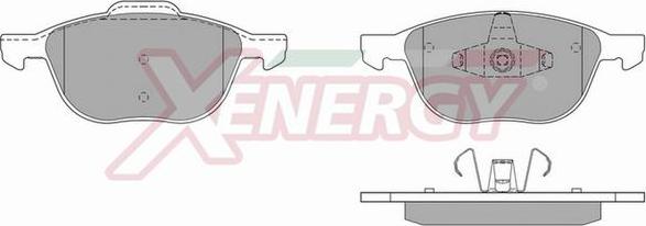 AP XENERGY X40897 - Kit pastiglie freno, Freno a disco www.autoricambit.com