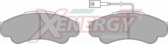 AP XENERGY X40851 - Kit pastiglie freno, Freno a disco www.autoricambit.com