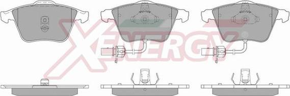 AP XENERGY X40858 - Kit pastiglie freno, Freno a disco www.autoricambit.com