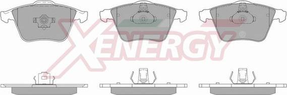 AP XENERGY X40861 - Kit pastiglie freno, Freno a disco www.autoricambit.com