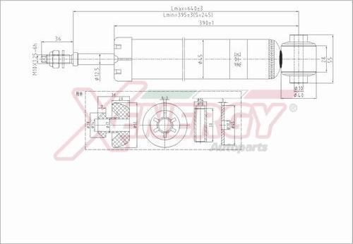 AP XENERGY X408344 - Ammortizzatore www.autoricambit.com