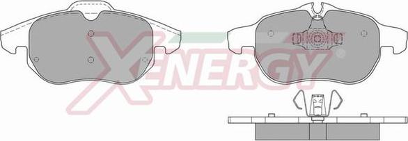 AP XENERGY X40830 - Kit pastiglie freno, Freno a disco www.autoricambit.com