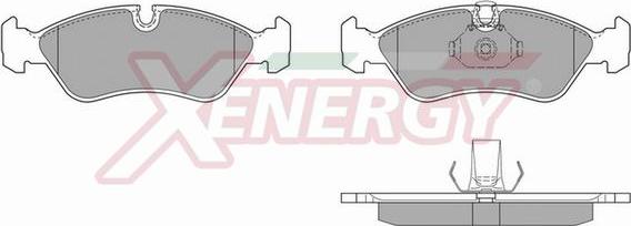 AP XENERGY X40384 - Kit pastiglie freno, Freno a disco www.autoricambit.com