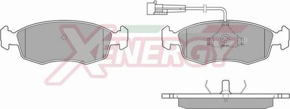 AP XENERGY X40238 - Kit pastiglie freno, Freno a disco www.autoricambit.com