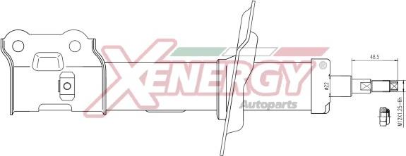 AP XENERGY X402339 - Ammortizzatore www.autoricambit.com