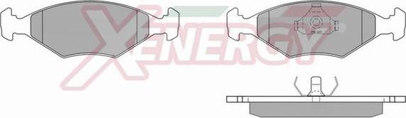 AP XENERGY X40221 - Kit pastiglie freno, Freno a disco www.autoricambit.com