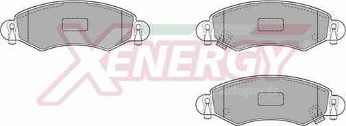 AP XENERGY X40737 - Kit pastiglie freno, Freno a disco www.autoricambit.com