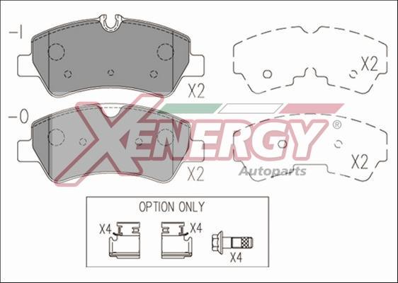 AP XENERGY X41184 - Kit pastiglie freno, Freno a disco www.autoricambit.com