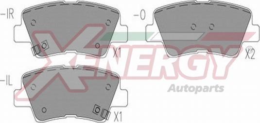 AP XENERGY X41298 - Kit pastiglie freno, Freno a disco www.autoricambit.com