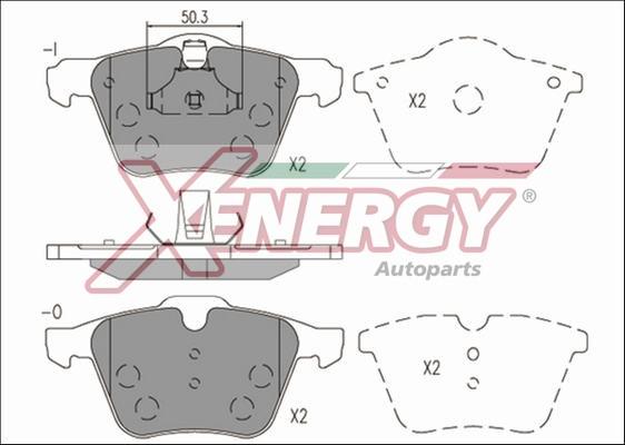 AP XENERGY X41236 - Kit pastiglie freno, Freno a disco www.autoricambit.com