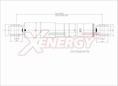 AP XENERGY X484343 - Ammortizzatore www.autoricambit.com