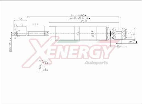 AP XENERGY X420343 - Ammortizzatore www.autoricambit.com