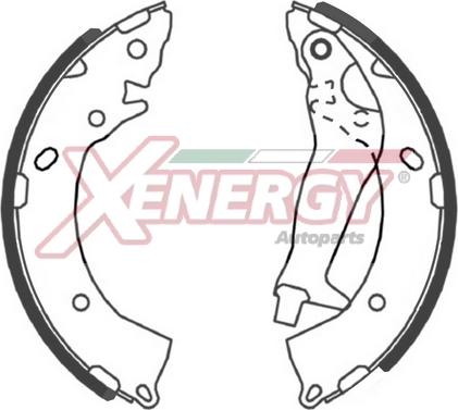 AP XENERGY X50482 - Kit freno, freni a tamburo www.autoricambit.com