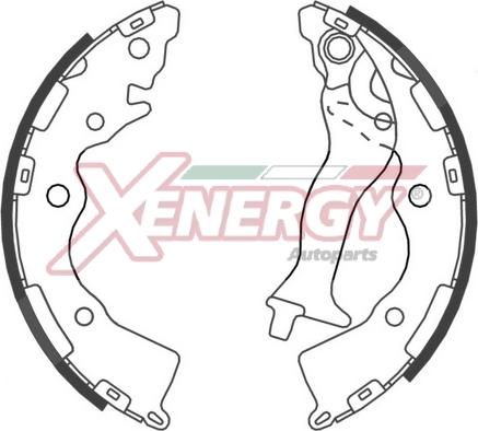 AP XENERGY X50470 - Kit freno, freni a tamburo www.autoricambit.com