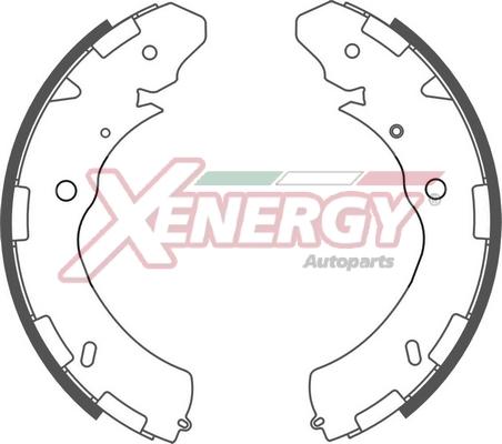 AP XENERGY X50568 - Kit freno, freni a tamburo www.autoricambit.com