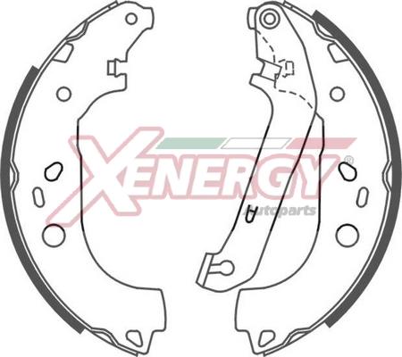 AP XENERGY X50523 - Kit freno, freni a tamburo www.autoricambit.com