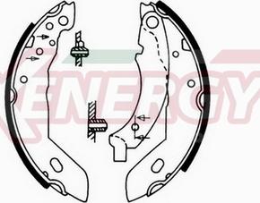 AP XENERGY X50147 - Kit freno, freni a tamburo www.autoricambit.com