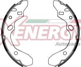 AP XENERGY X50238 - Kit freno, freni a tamburo www.autoricambit.com